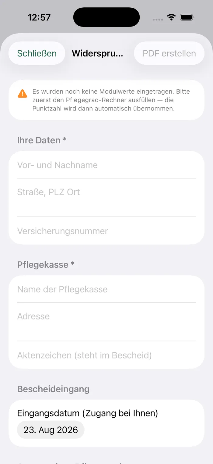 4. Widerspruch als PDF